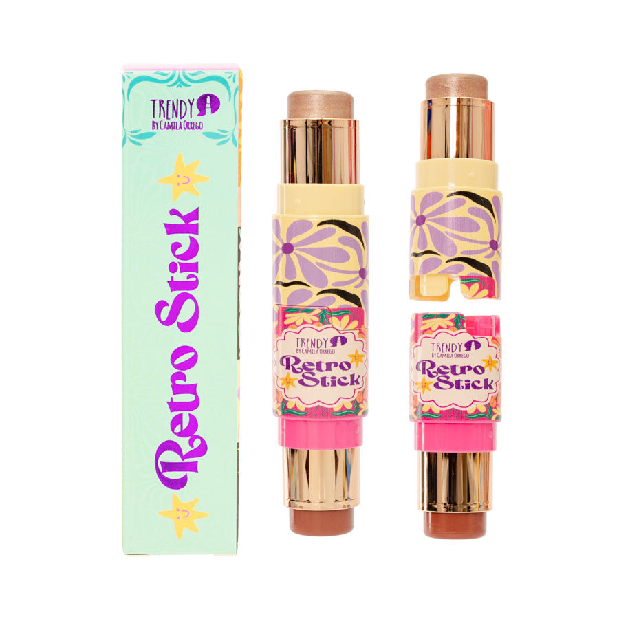 RETRO STICK RUBOR E ILUMINADOR DE TRENDY