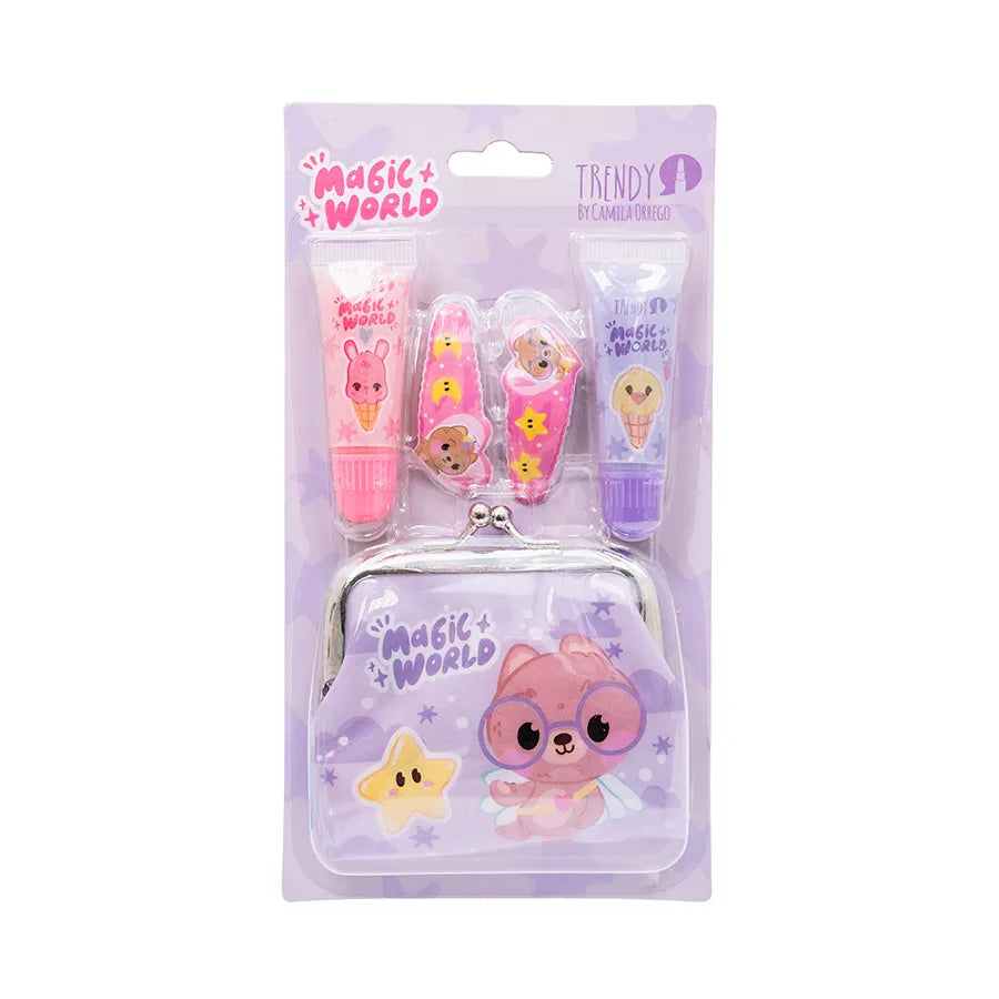KIT DE NIÑAS OSITO DE TRENDY