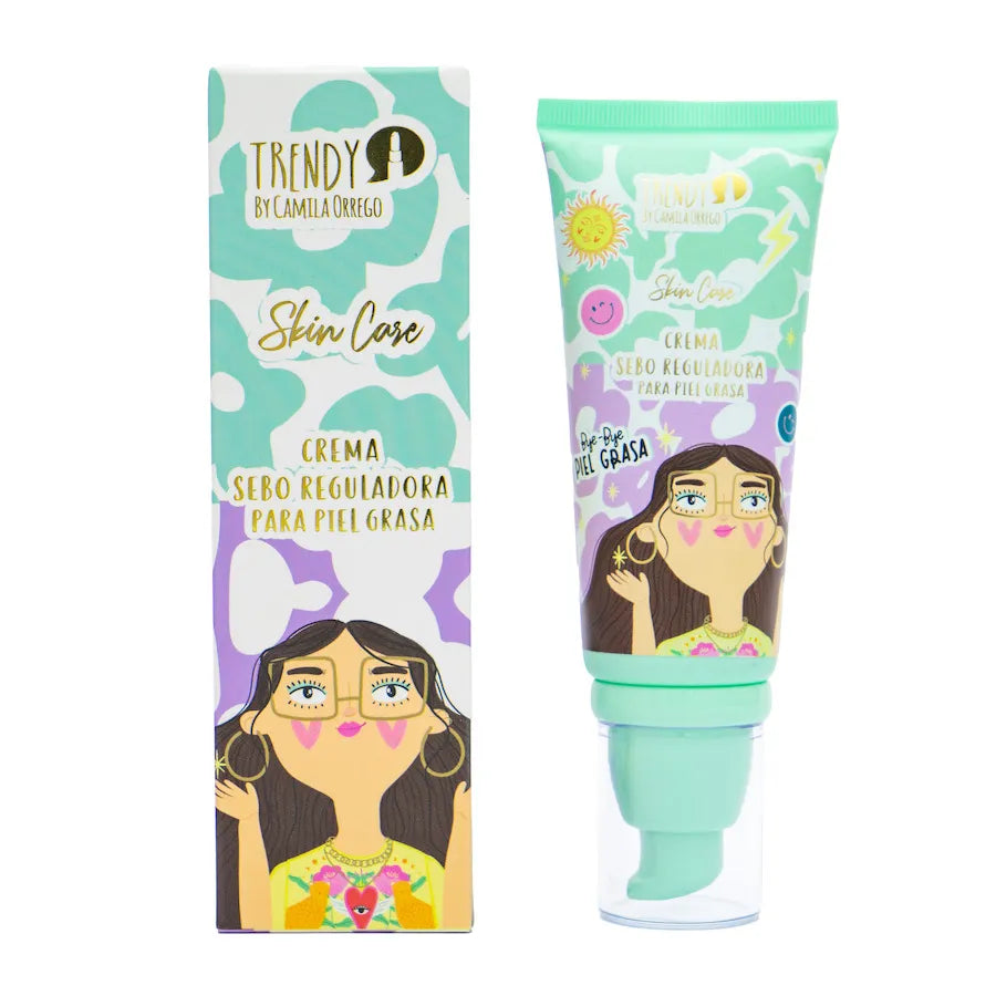 CREMA SEBOREGULADORA PARA PIEL GRASA DE TRENDY