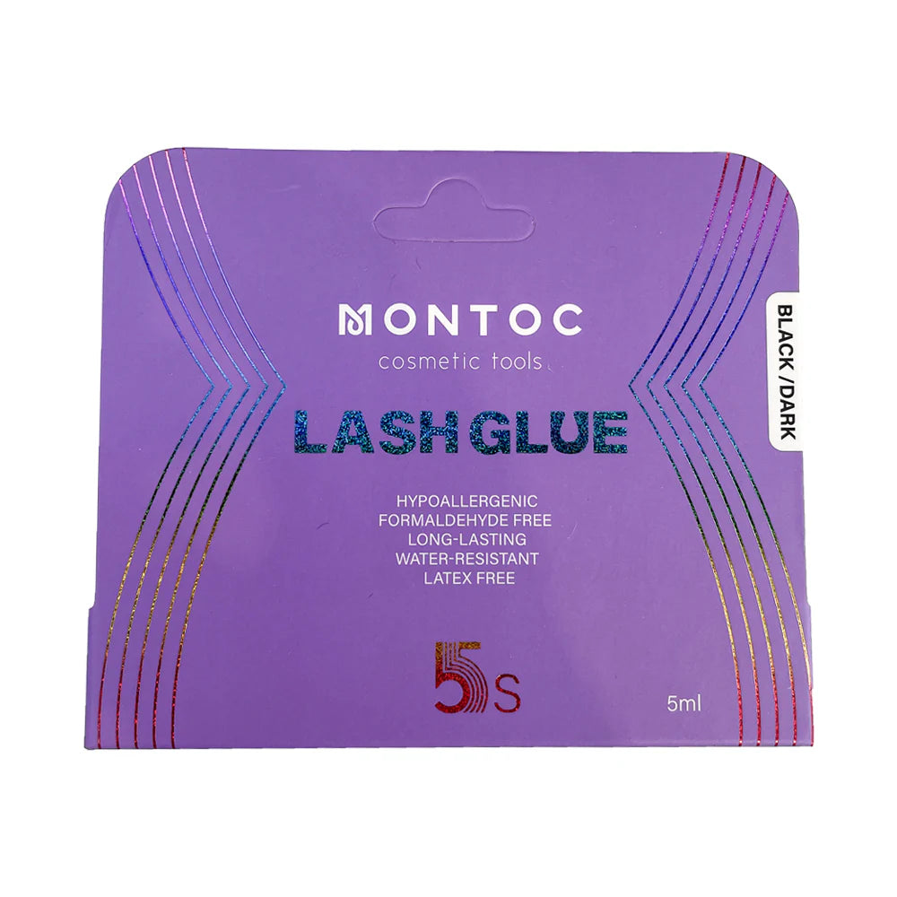 PEGA PARA PESTAÑAS LASHGLUE BLACK/DARK DE MONTOC