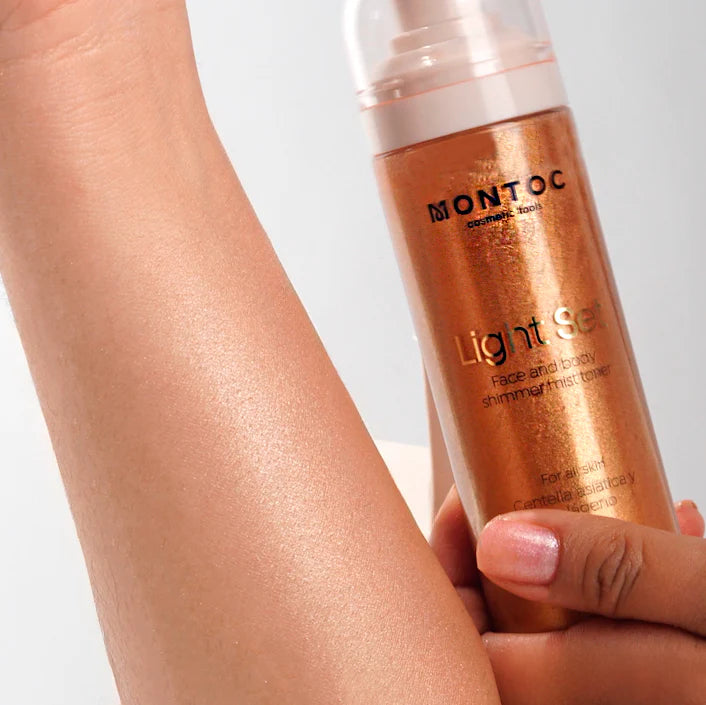 SHIMMER MIST TONER LIGHT SET DE MONTOC