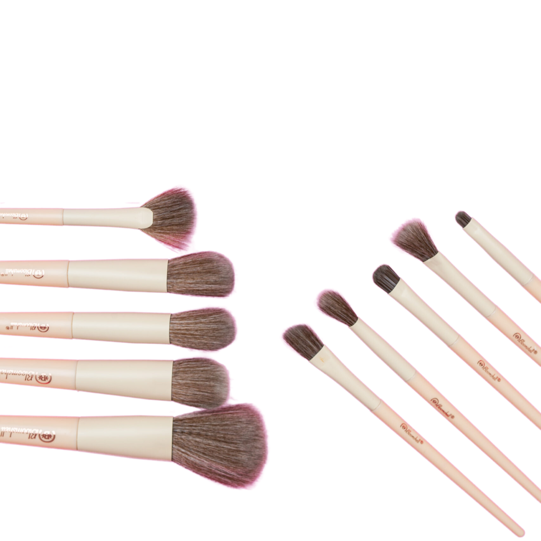 KIT DE BROCHAS X 10 NUDE ELEGANCE DE BLOOMSHELL