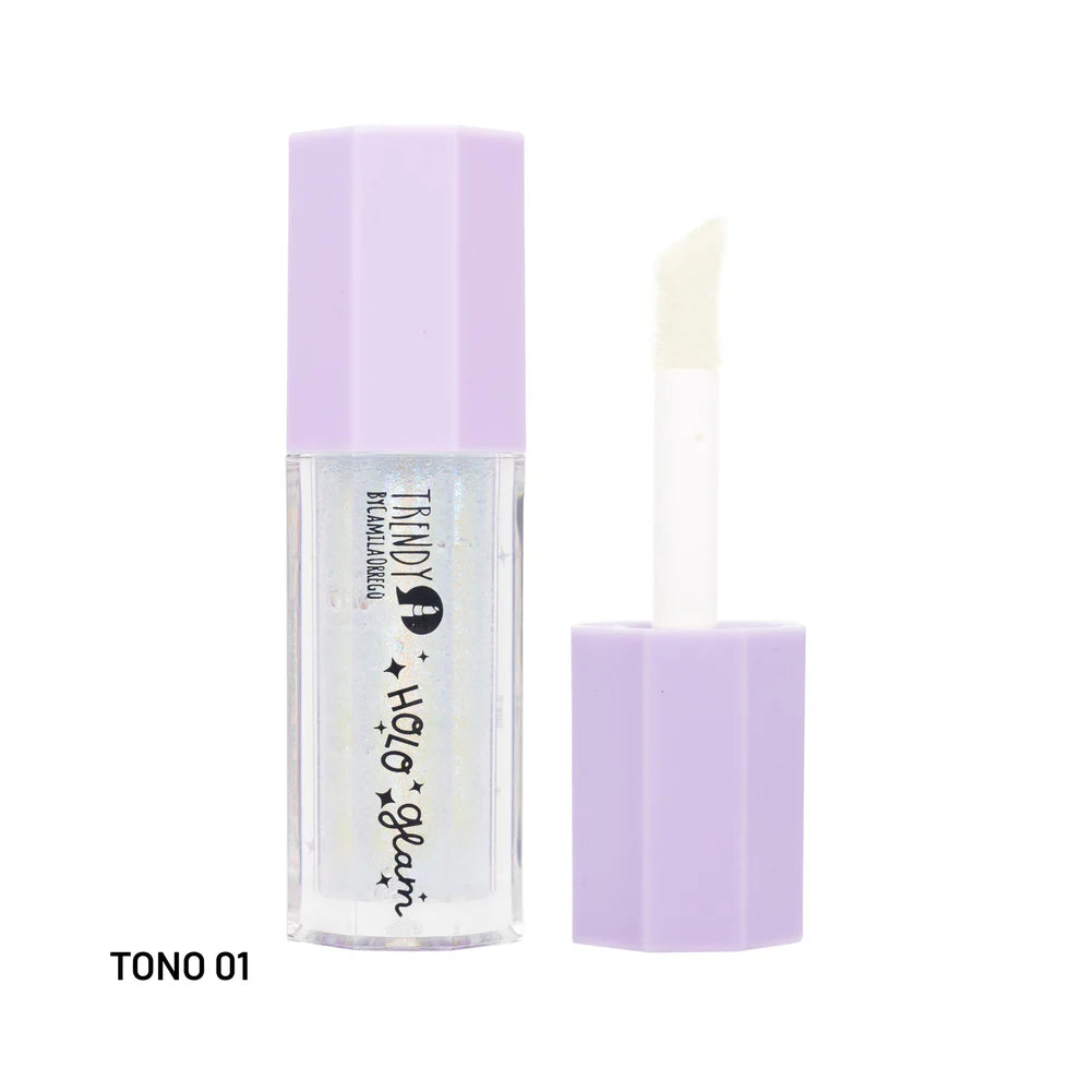 BRILLO DE LABIOS HOLO GLAM DE TRENDY