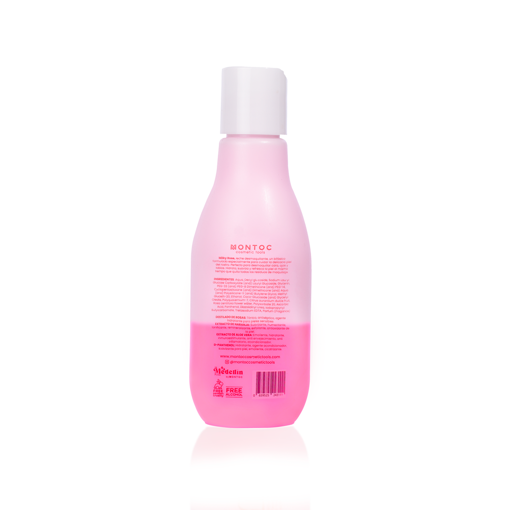 DESMAQUILLANTE BIFÁSICO MILKY ROSE DE MONTOC