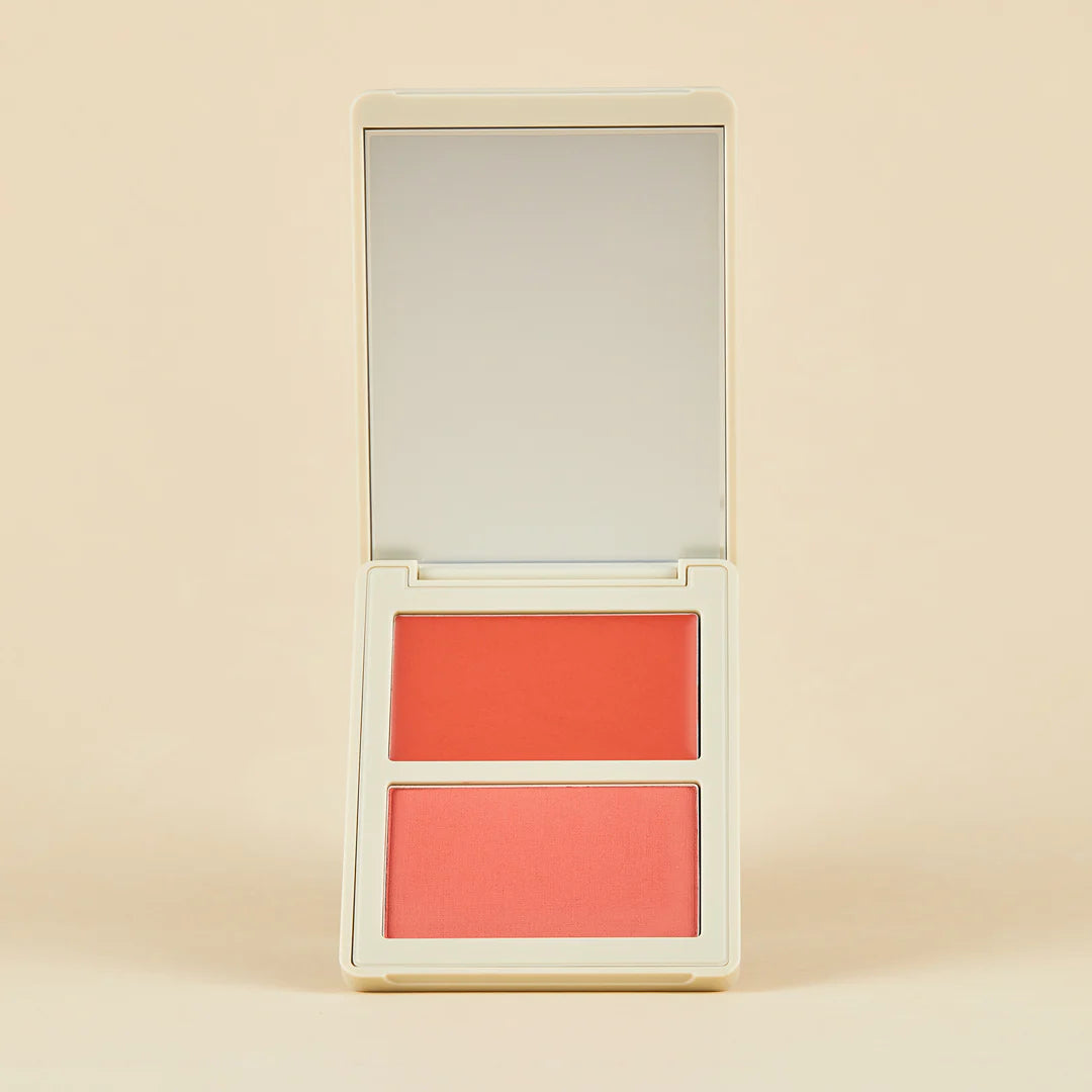 RUBOR EN DÚO ALLURE CREMA Y POLVO COMPACTO DE ATENEA