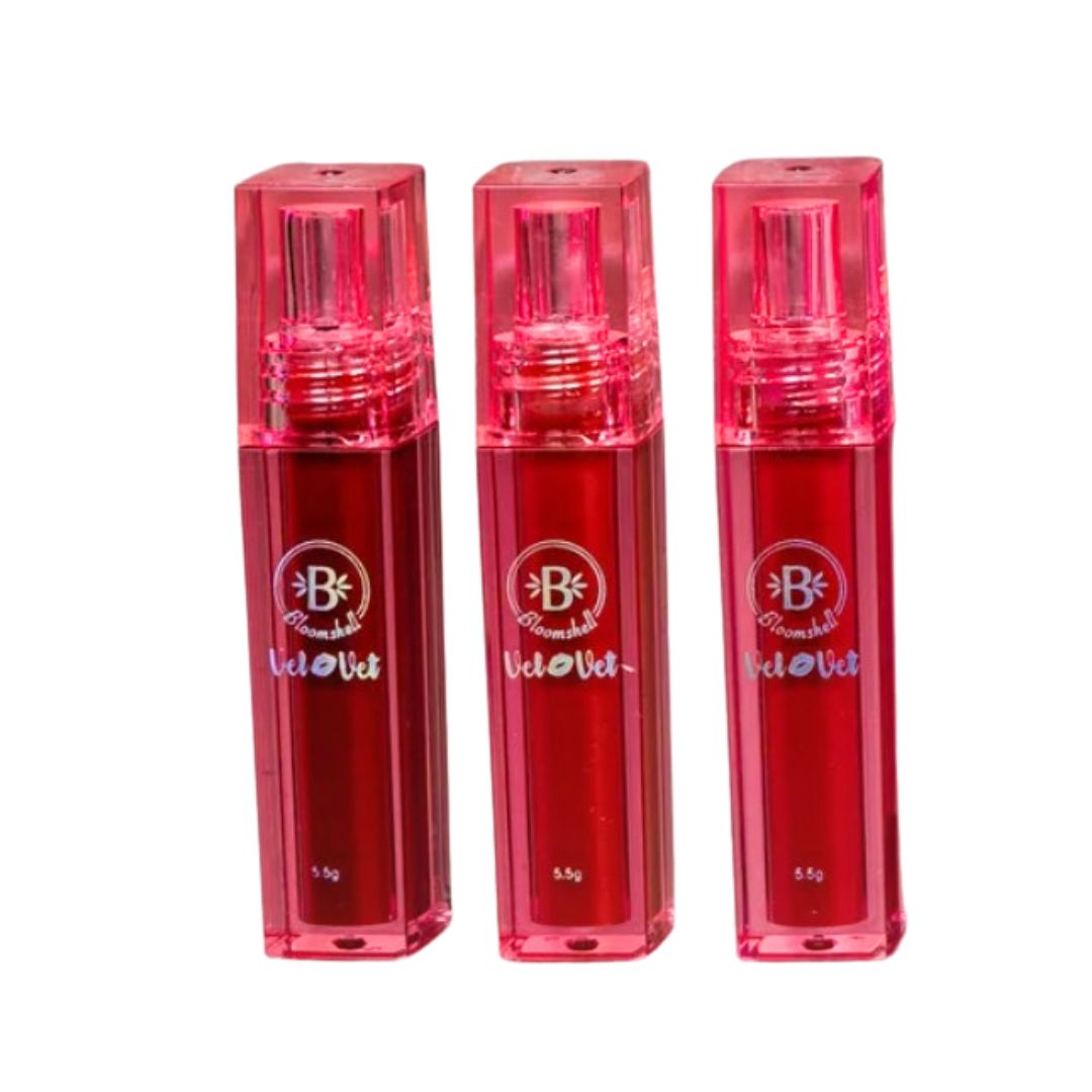 BRILLO + TINTA VELVET LIPS DE BLOOMSHELL