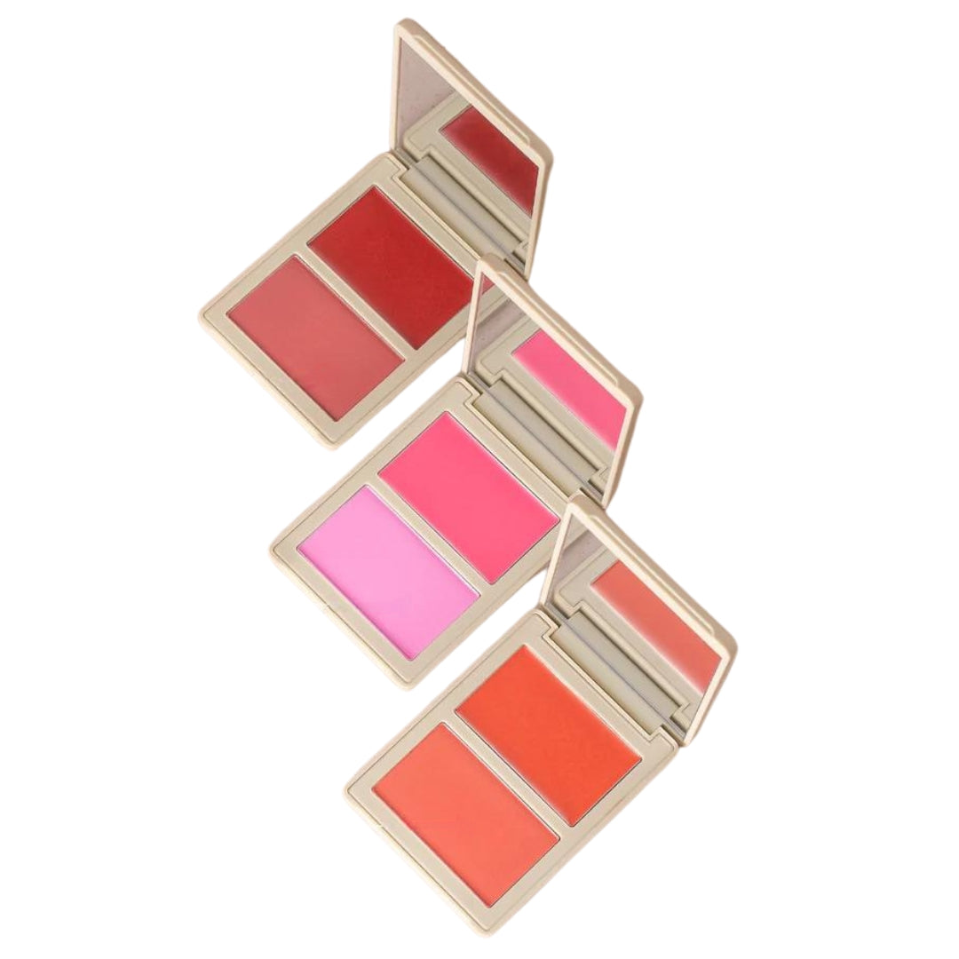 RUBOR EN DÚO ALLURE CREMA Y POLVO COMPACTO DE ATENEA