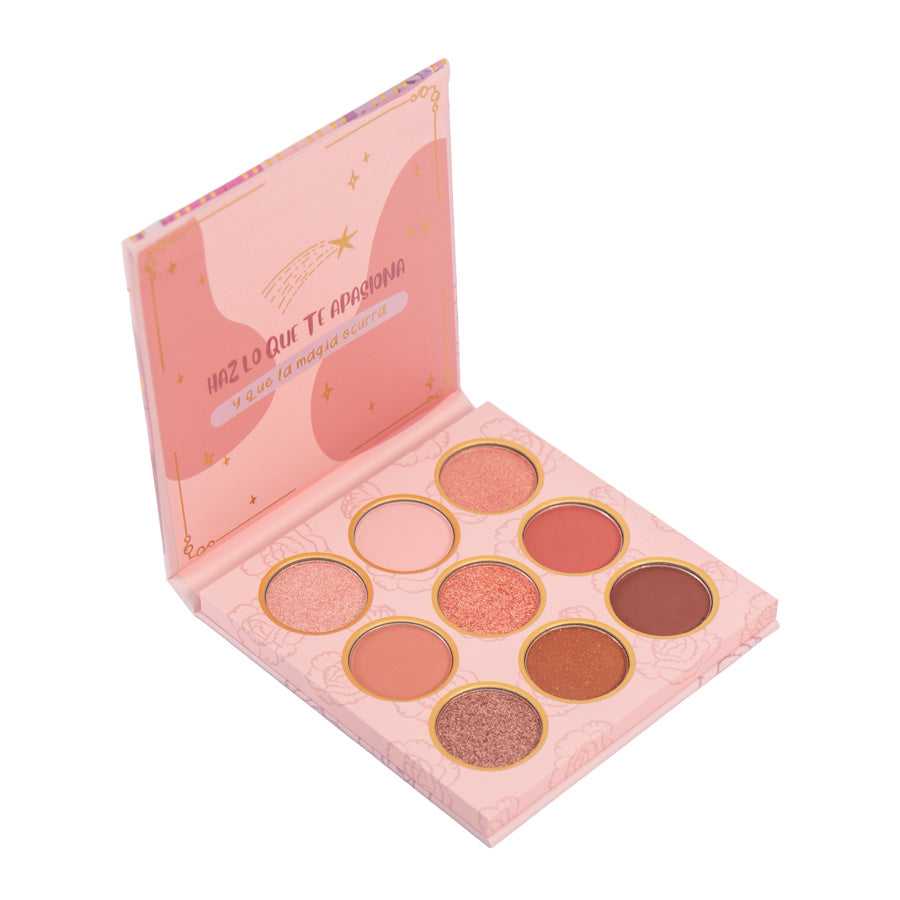 PALETA DE SOMBRAS MOMENTOS COLOR ROSA DE TRENDY