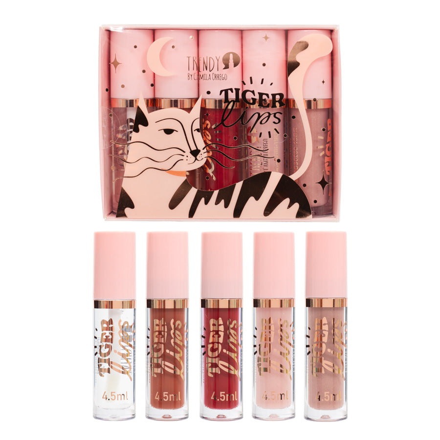 KIT DE LABIOS TIGER LIPS DE TRENDY