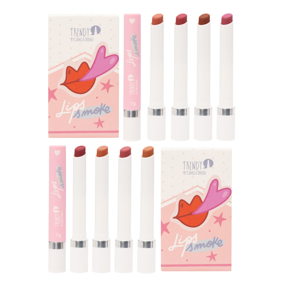 LIPS SMOKE KIT X 4 DE TRENDY