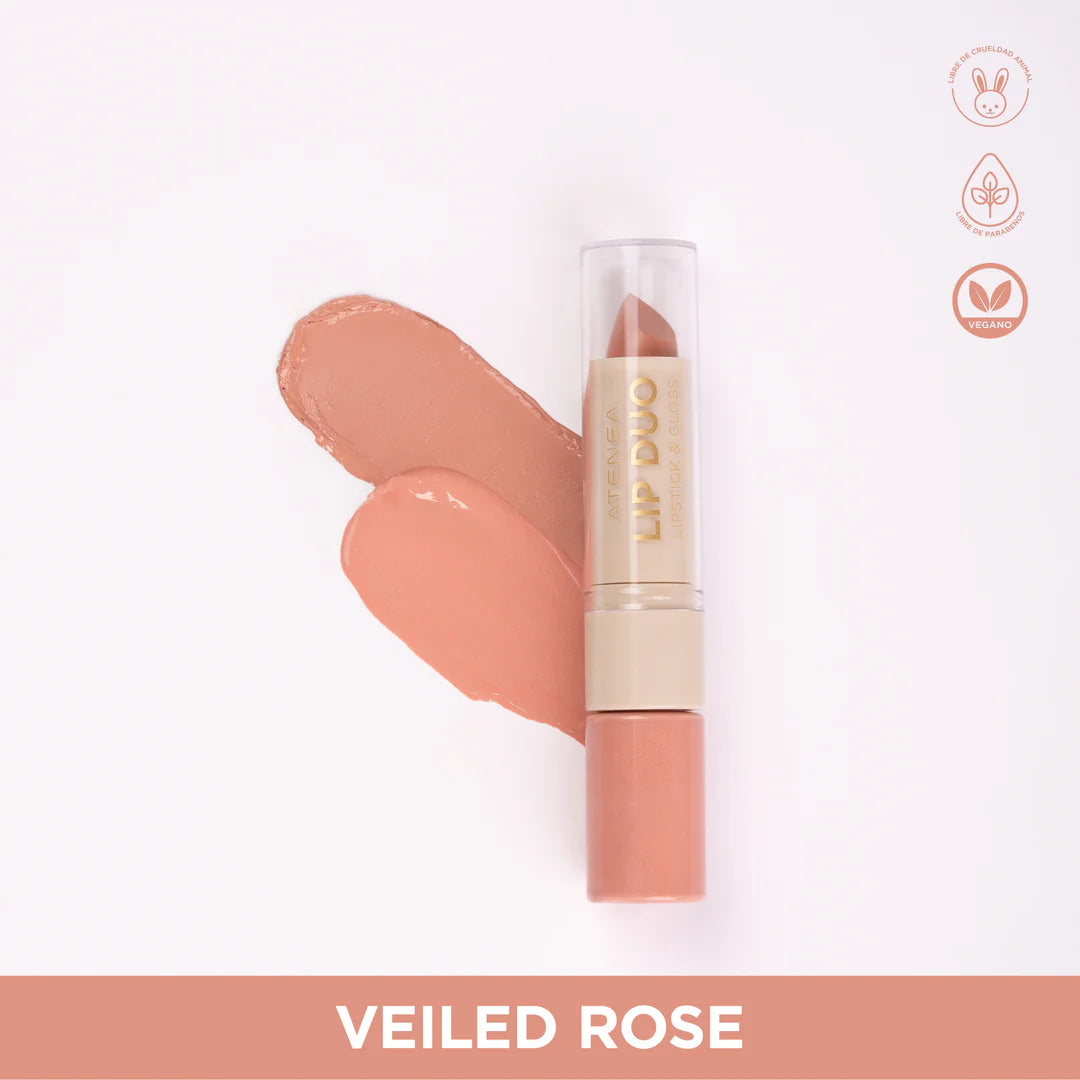 LIP DUO LIPSTICK Y GLOSS DE ATENEA