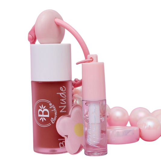 DUO NUDE + MINI GLOSS HIDRATANTE DE BLOOMSHELL