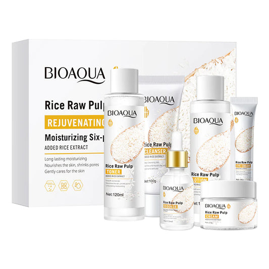 SKIN CARE KIT X6 DE EXTRACTO DE ARROZ