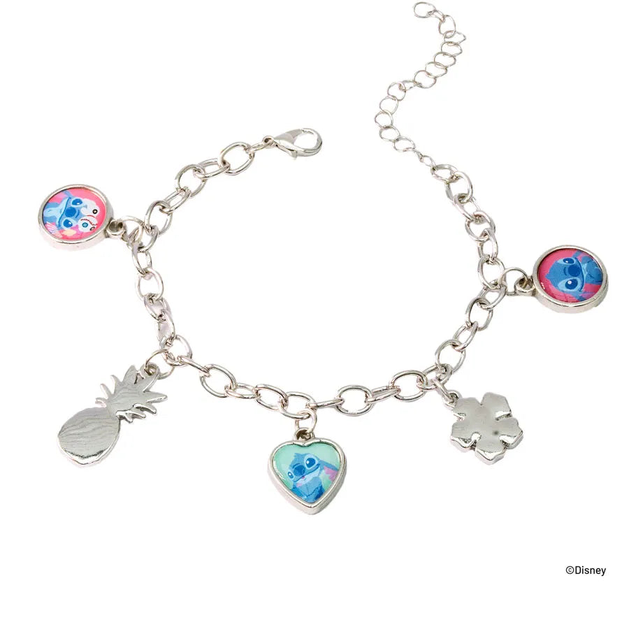 PULSERA PLATEADA DE STITCH DE TRENDY