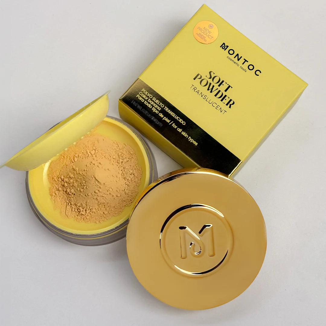 POLVO SUELTO TRASLÚCIDO SOFT POWDER BANANA 10G DE MONTOC