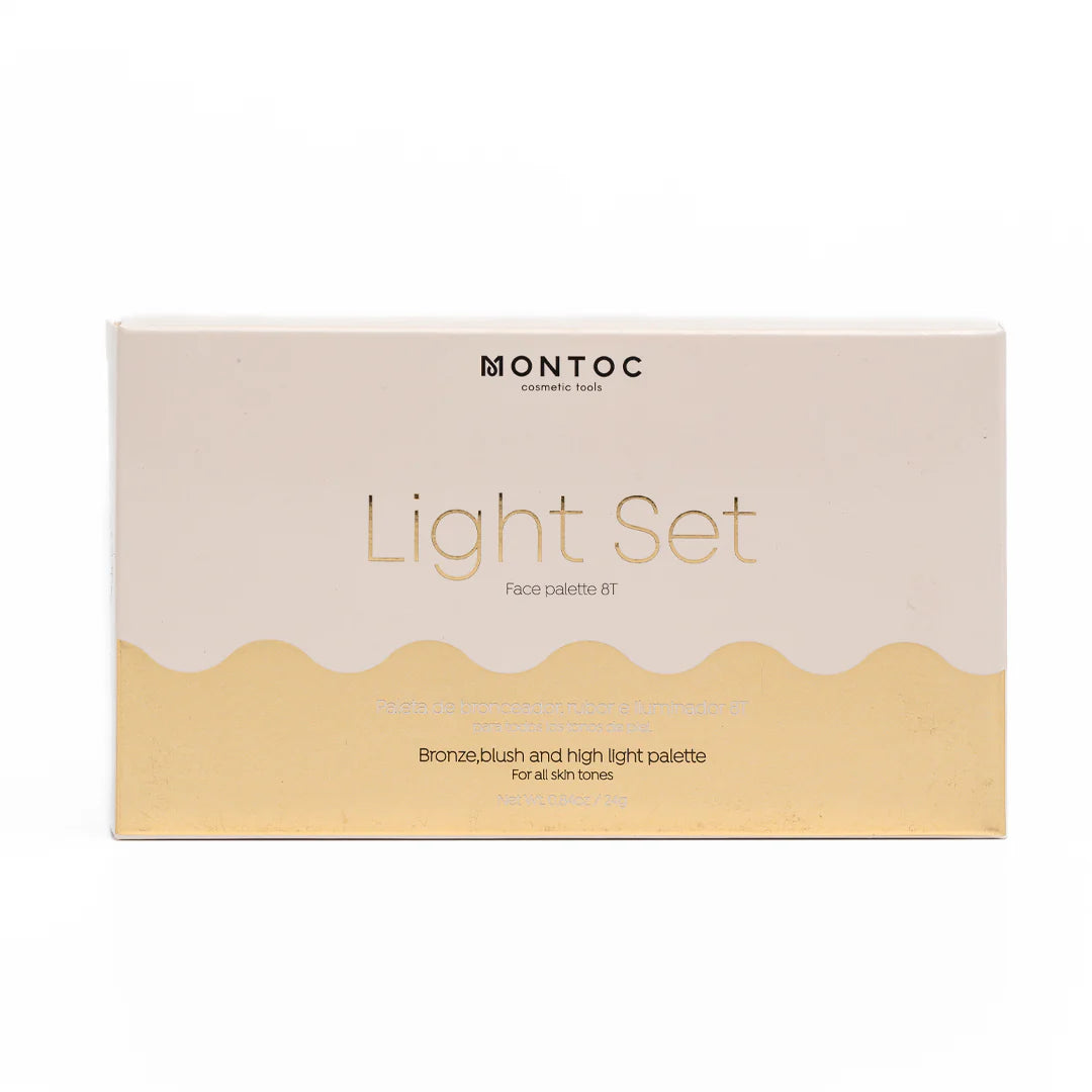 PALETA DE RUBOR LIGHT SET 8T DE MONTOC