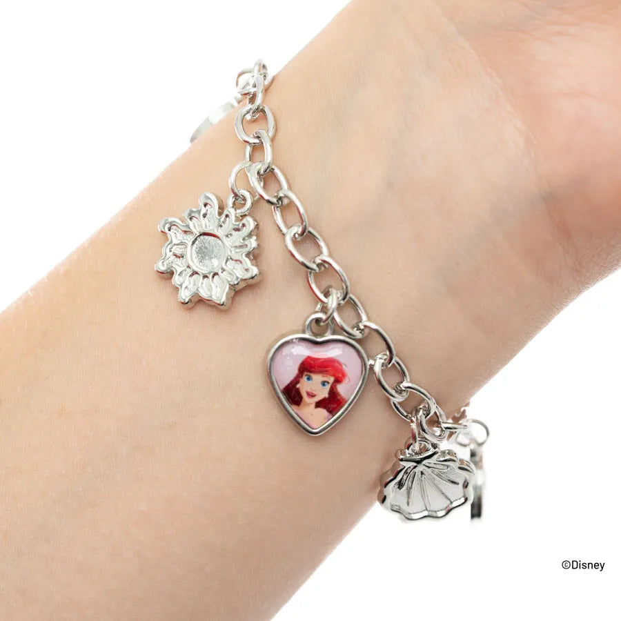 PULSERA PLATEADA PRINCESAS DE DISNEY DE TRENDY
