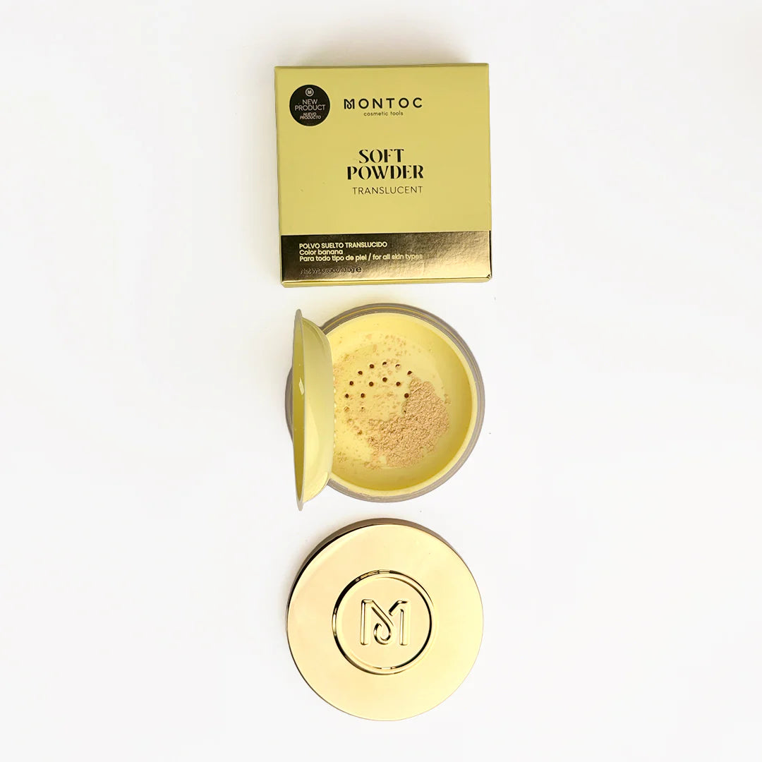 POLVO SUELTO TRASLÚCIDO SOFT POWDER BANANA 10G DE MONTOC