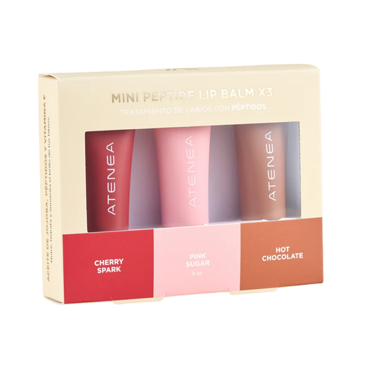 MINI PEPTIDE LIP BALM SET X 3 DE ATENEA