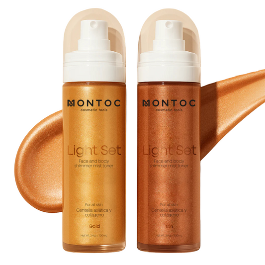 SHIMMER MIST TONER LIGHT SET DE MONTOC