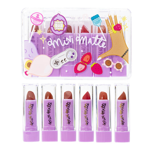 KIT X 6 LABIALES MINI MATTE